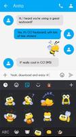 GO Keyboard Sticker Honey Bee screenshot 2