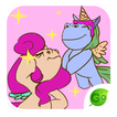 GO Keyboard Sticker Pegasus Emoji