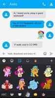 GO Keyboard Sticker Pegasus Emoji screenshot 3