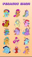 GO Keyboard Sticker Pegasus Emoji screenshot 1