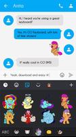 GO Keyboard Sticker Pegasus Emoji screenshot 2
