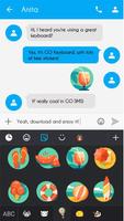 GO Keyboard Sticker Summer Emoji screenshot 3