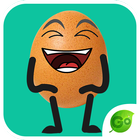 GO Keyboard Sticker Silly Eggster icon
