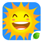 Icona GO Keyboard Sticker Weather Emoji