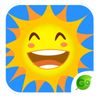 GO Keyboard Sticker Weather Emoji आइकन