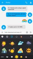 GO Keyboard Sticker Weather Emoji screenshot 3