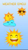 GO Keyboard Sticker Weather Emoji poster