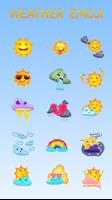 GO Keyboard Sticker Weather Emoji screenshot 1