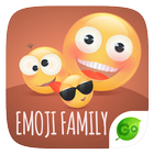 GO Keyboard Sticker Emoji Family-icoon