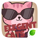 GO Keyboard Sticker Elegant Cats icon