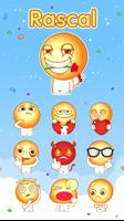 GO Keyboard Sticker Rascal screenshot 1