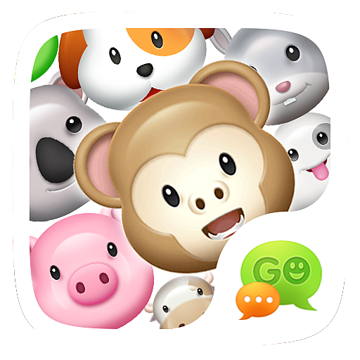 GO Keyboard Sticker 3D animals