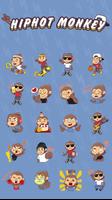 GO Keyboard Sticker Hiphot Monkey screenshot 1
