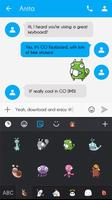 برنامه‌نما GO Keyboard Family Sticker عکس از صفحه