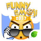 Keyboard Sticker Funny emoji icon