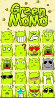 GO Keyboard Sticker Green MoMo screenshot 1