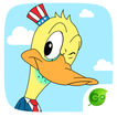 GO Keyboard Sticker Happy Duck