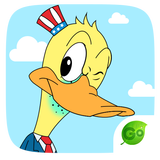 GO Keyboard Sticker Happy Duck icon