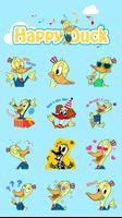 GO Keyboard Sticker Happy Duck screenshot 1