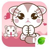 GO Keyboard Kitty Sticker simgesi