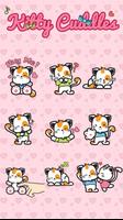 Kitty Cuddles Stickers imagem de tela 1
