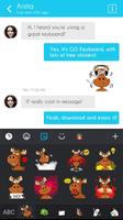 GO Keyboard Sticker Moose imagem de tela 3