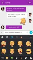 GO Keyboard Mr.Bear Sticker screenshot 2