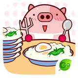 GO Keyboard Sticker Mr Pig icon