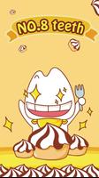 GO Keyboard Sticker No.8 teeth poster