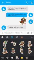 GO Keyboard Sticker Pirate captura de pantalla 2