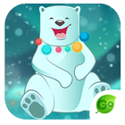 GOKeyboard Polar Teddy Sticker أيقونة
