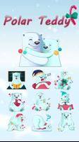 GOKeyboard Polar Teddy Sticker 포스터