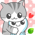 GO Keyboard Puff Cocoa Sticker icon