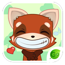 GO Keyboard Sticker Red Fox APK