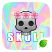 GO Keyboard Sticker Skull