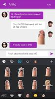 Keyboard Sticker Silly Finger Ekran Görüntüsü 3