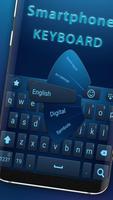 Clavier de smartphone Affiche