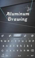 Aluminum Drawing GO Keyboard Affiche