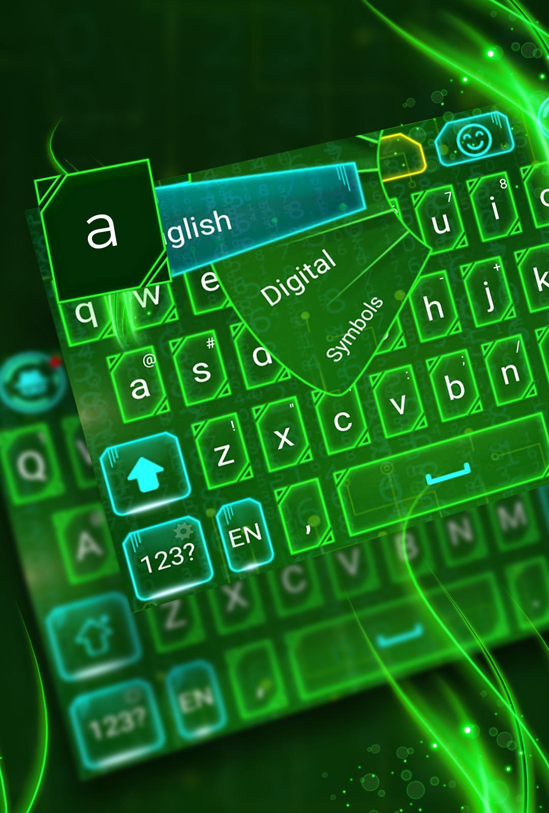 Cyber neon hacker keyboard APK for Android Download