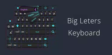 Big letters keyboard