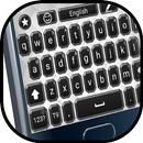 Black and white keyboard APK