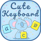 ikon Keyboard Koala Lucu yang Indah
