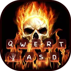 Fire Skull Keyboard APK download