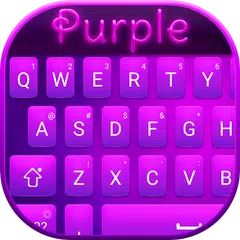 Teclado morado