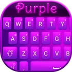 Clavier violet icône