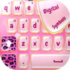 Joli clavier Pink Cheetah icône