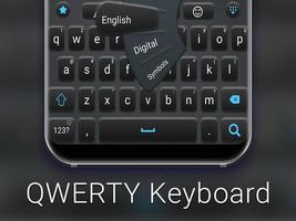 Teclado QWERTY Cartaz
