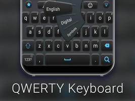 Klawiatura QWERTY plakat