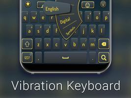 Thème de clavier de vibration Affiche