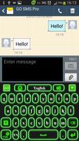Green Glow Keyboard capture d'écran 1